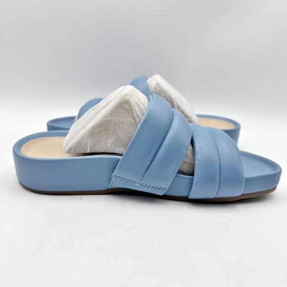 Vionic Womens Mayla Slide Sandals US 5 M EU 35 Blue Comfort NIB - Picture 4 of 12